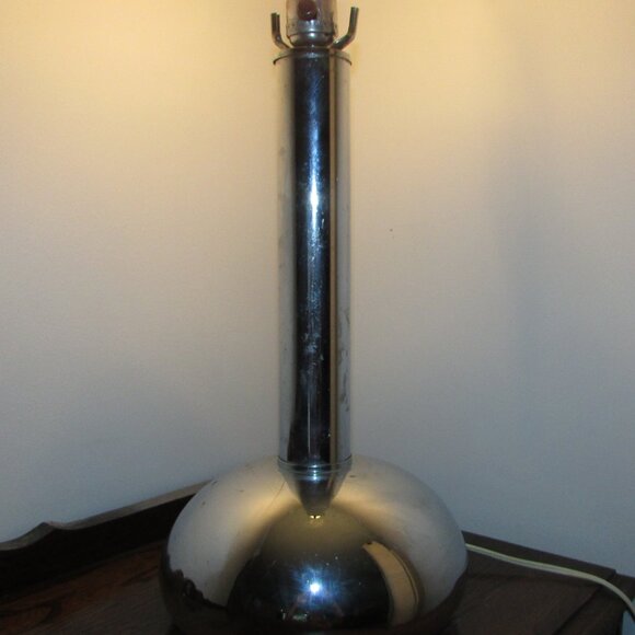 Vintage Chrome Dome Lamp Base - Picture 7 of 10